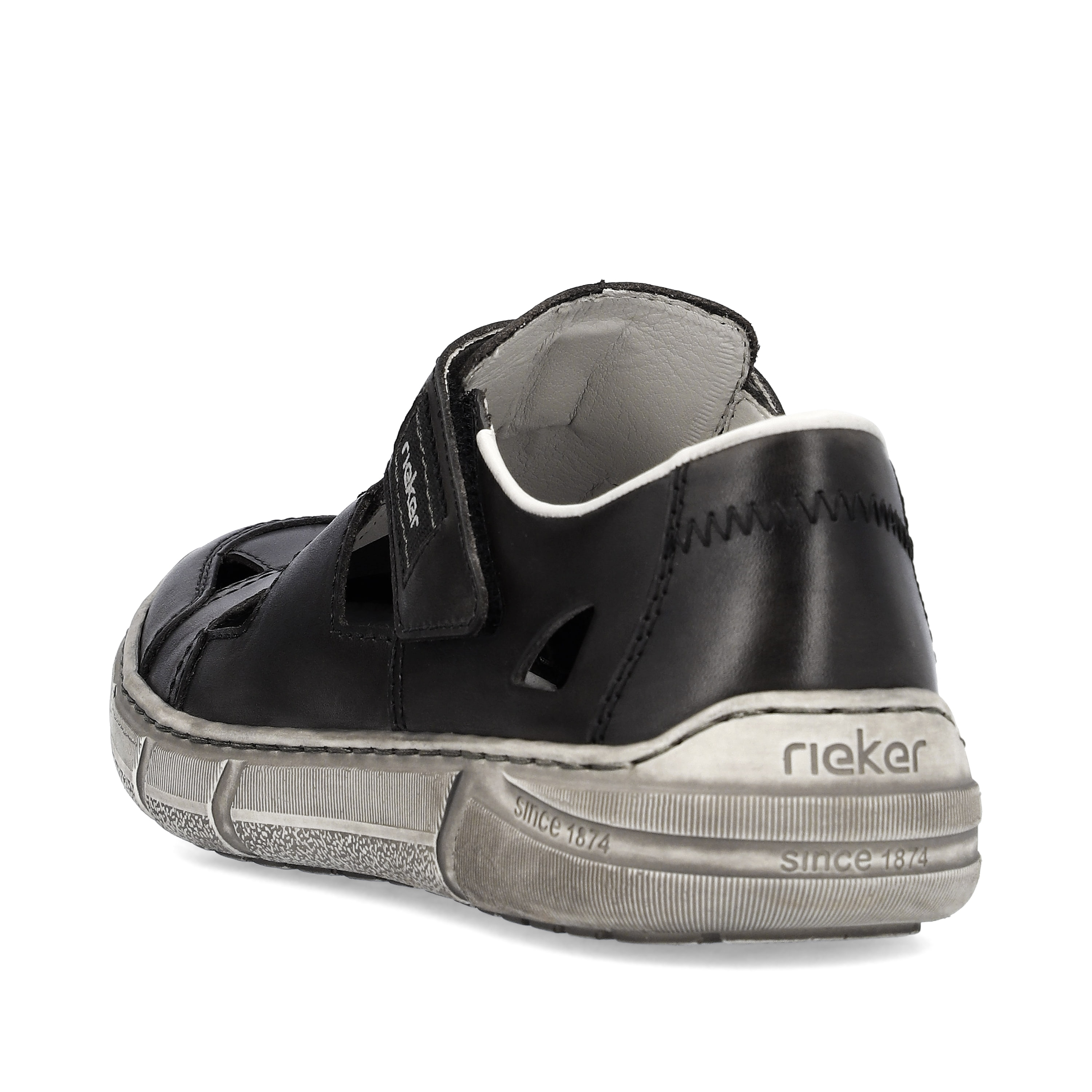 Rieker Herren Slipper asphaltgrau