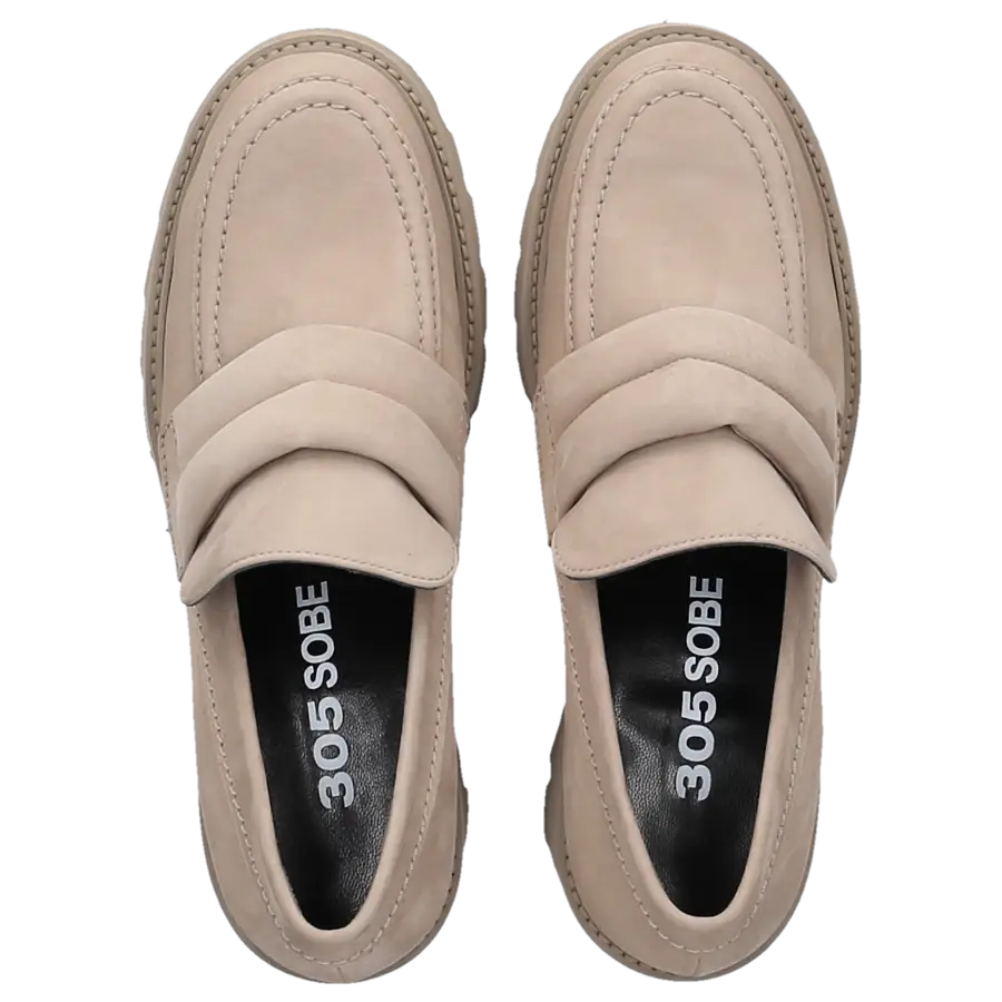 305 SOBE - Pumps MAINE Nubukleder - grau