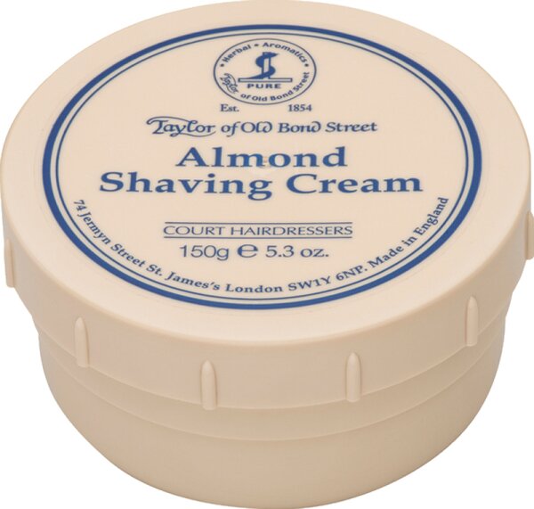 Taylor of Old Bond Street Almond Shaving Cream Rasiercreme
