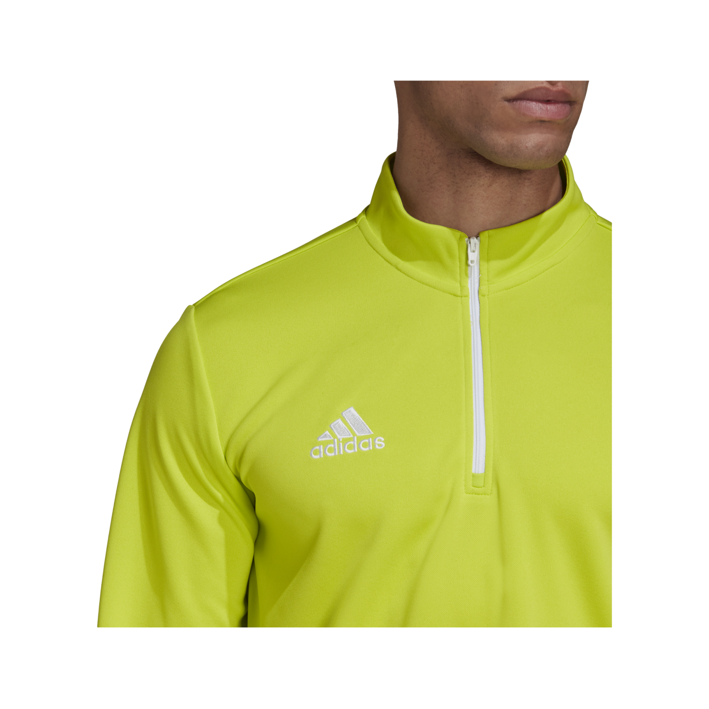 adidas Entrada 22 HalfZip Sweatshirt Grün Weiss