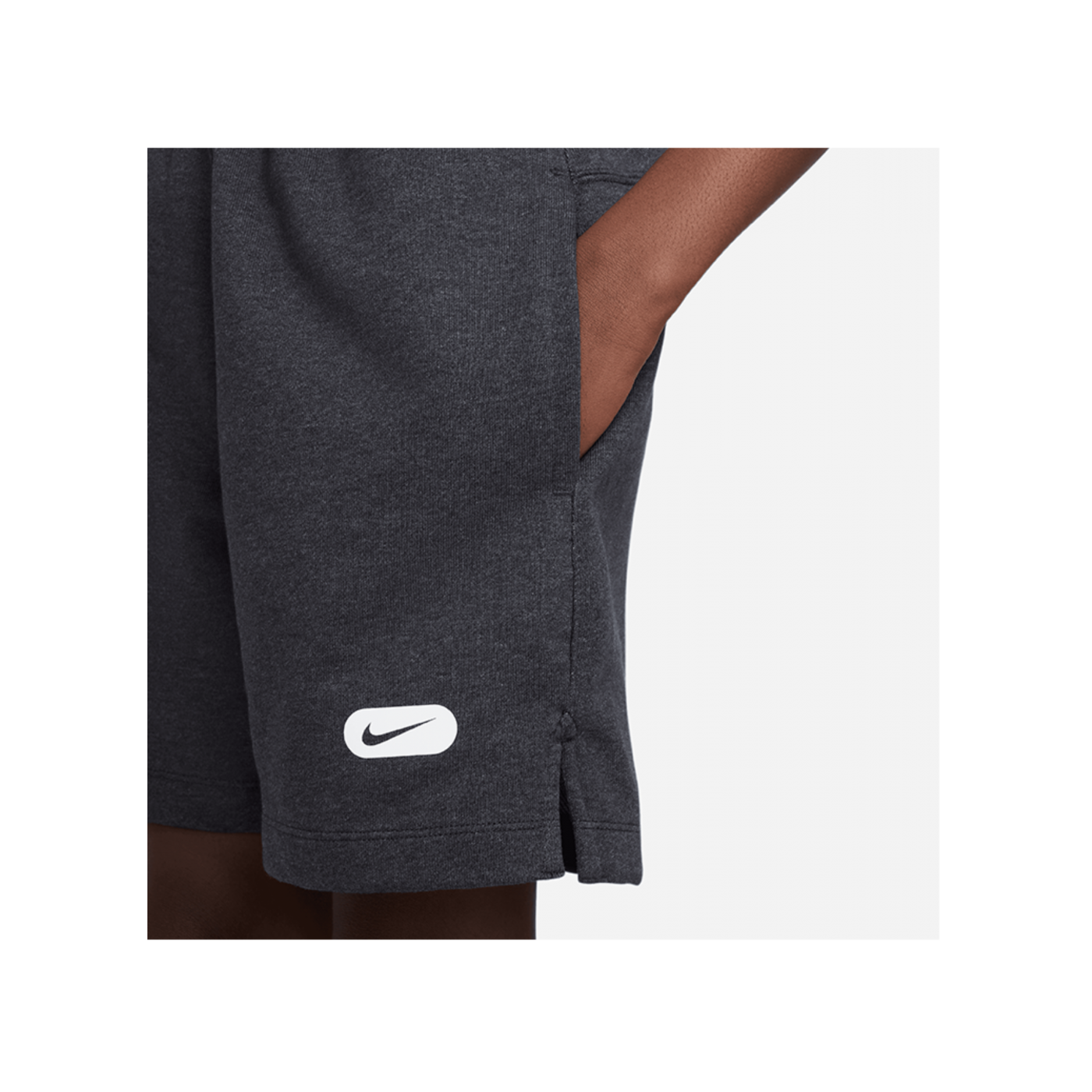 Nike Fleece Trainingsshort Kids Schwarz F010
