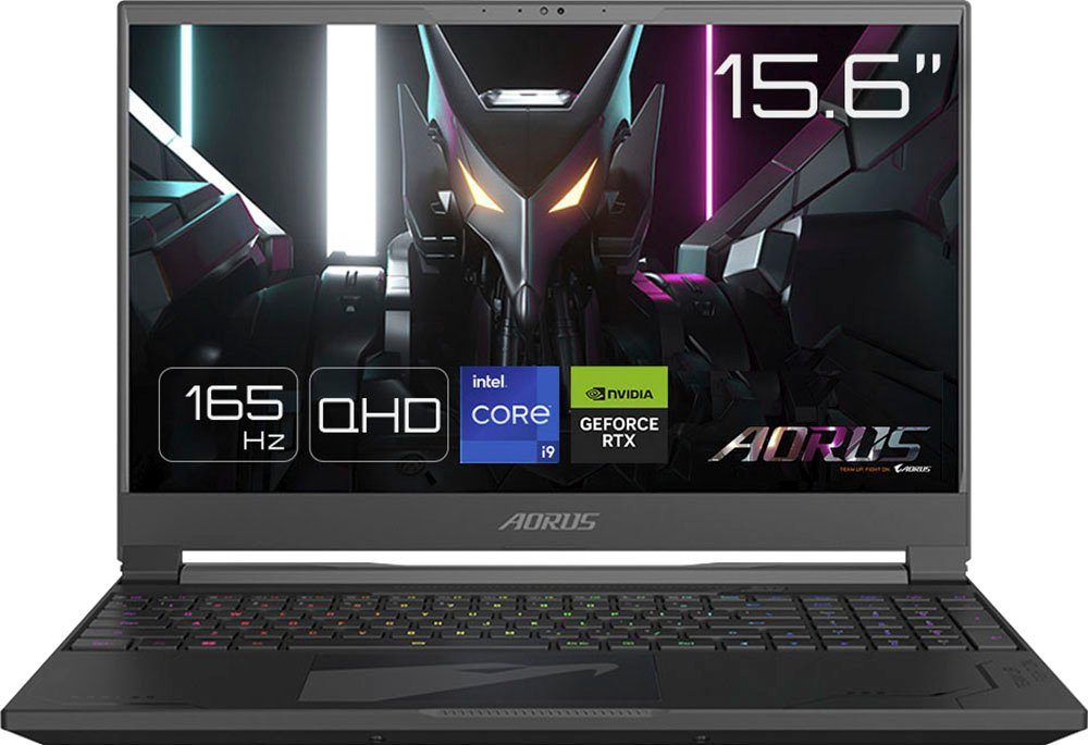 Gigabyte AORUS 15X ASF-B3DE654SH Gaming-Notebook (39,6 cm/15,6 Zoll, Intel Core i9 13900HX, GeForce RTX 4070, 1000 GB SSD)