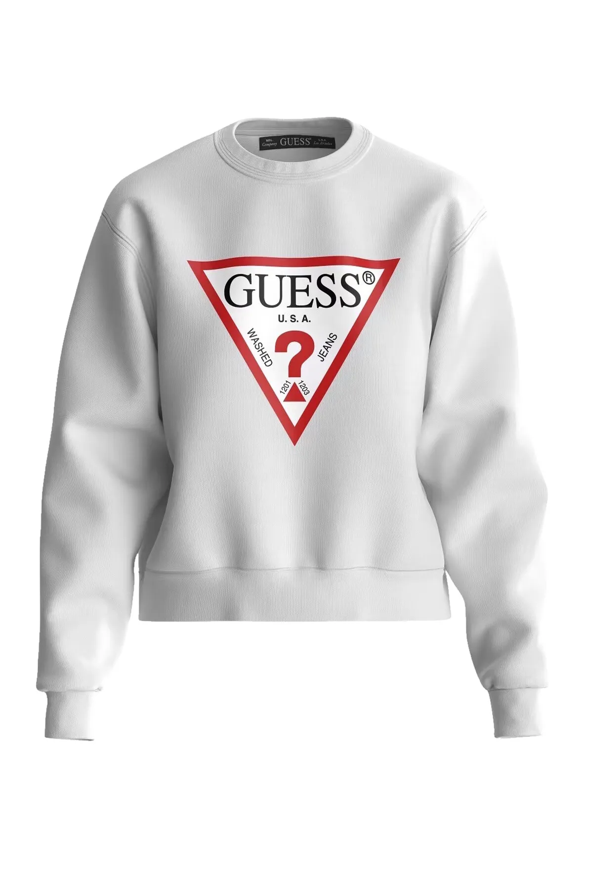 Guess  Sweatshirt - Weiß - Regular Fit
