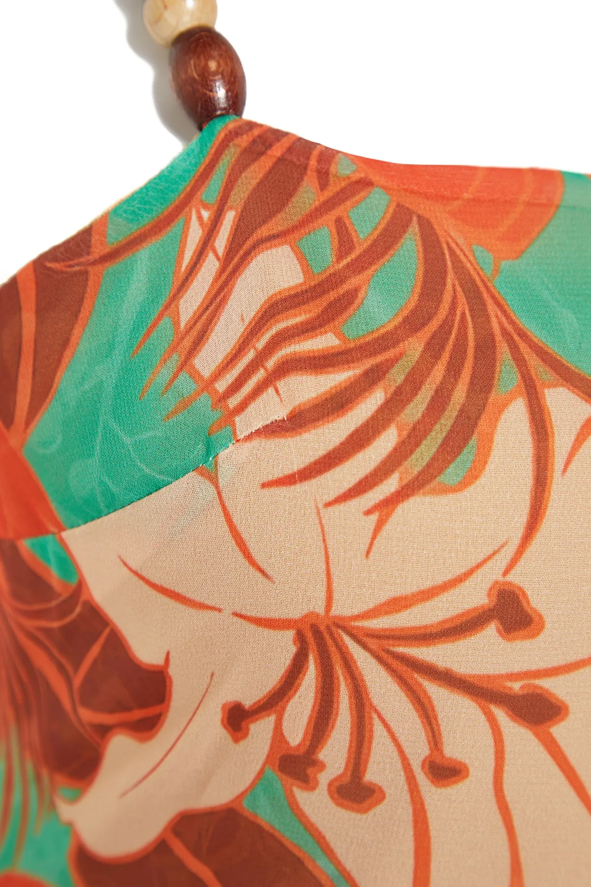 Trendyol Collection  Mehrfarbiges, gewebtes Trägerkleid TWOSS23EL02206