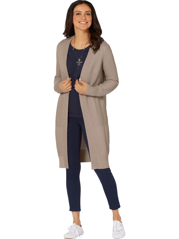 WITT WEIDEN Cardigan in Taupe günstig kaufen