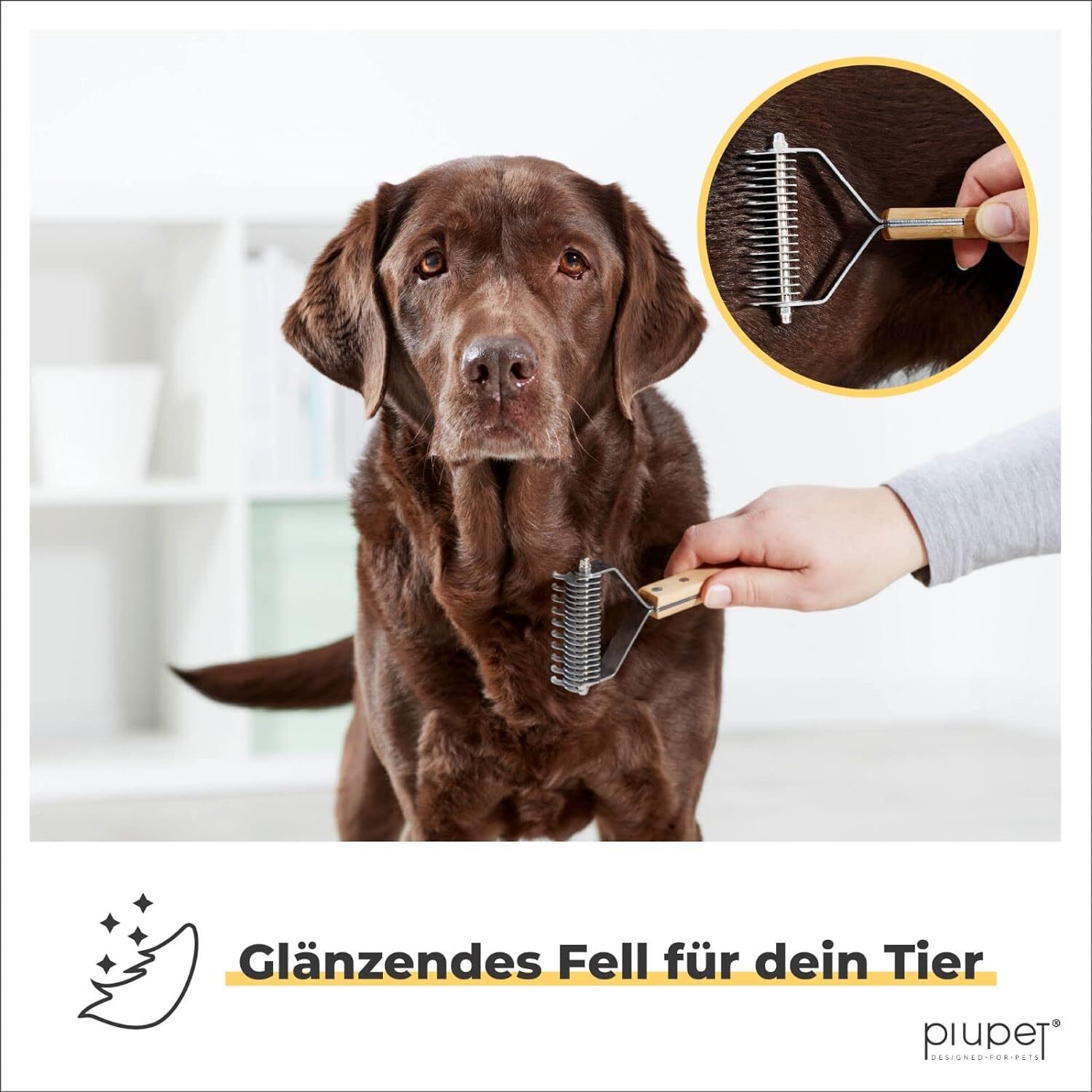 PIUPET Fellpflege PIUPET Unterfellbürste