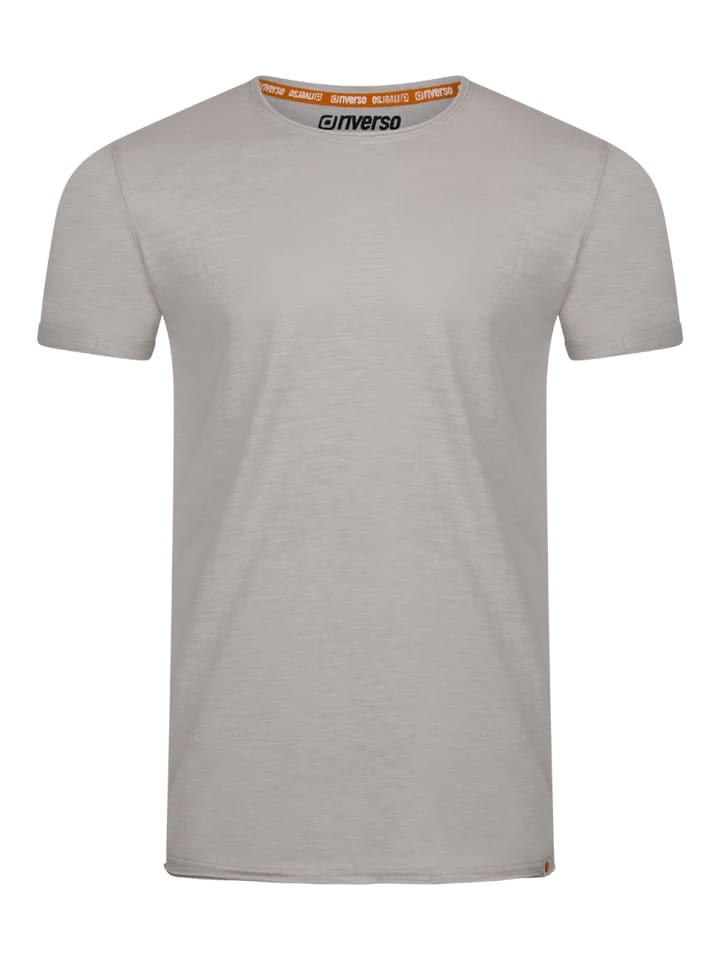 riverso  T-Shirt RIVLenny O-Neck in Grau günstig kaufen