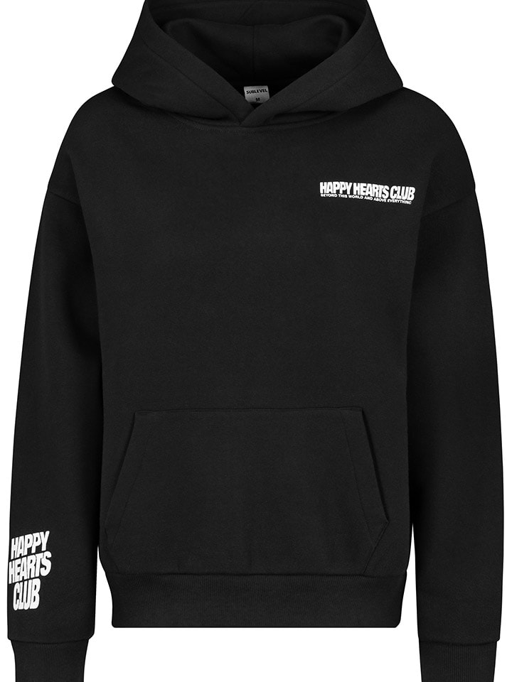 Sublevel Hoodie in Schwarz günstig kaufen