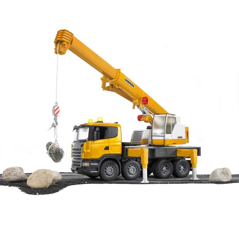 Camion grue de chantier Bruder