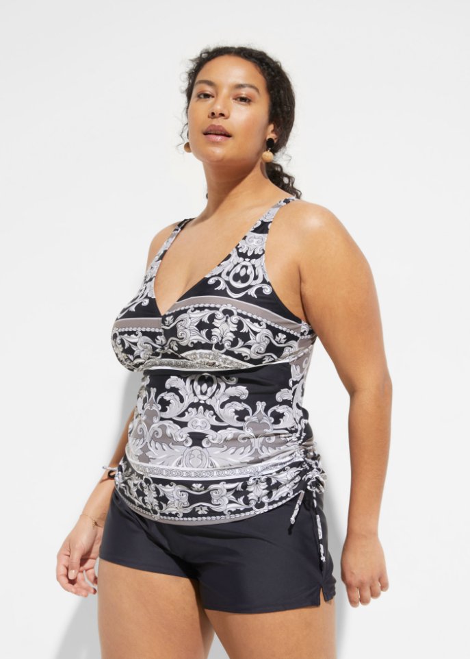 Tankini Oberteil aus recyceltem Polyamid