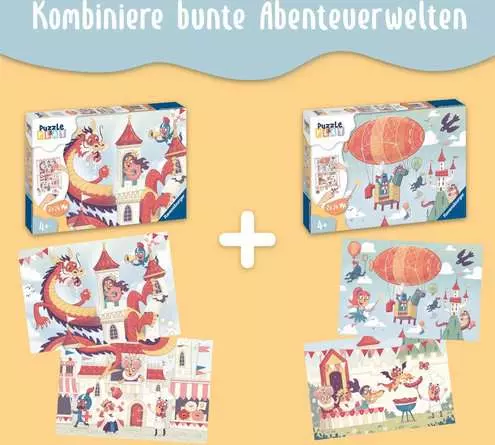 Kinderpuzzle ab 4 Jahren - Königreich der Donuts - 24 Teile