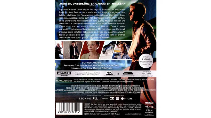 Drive  (4K Ultra HD) (+ Blu-ray)
