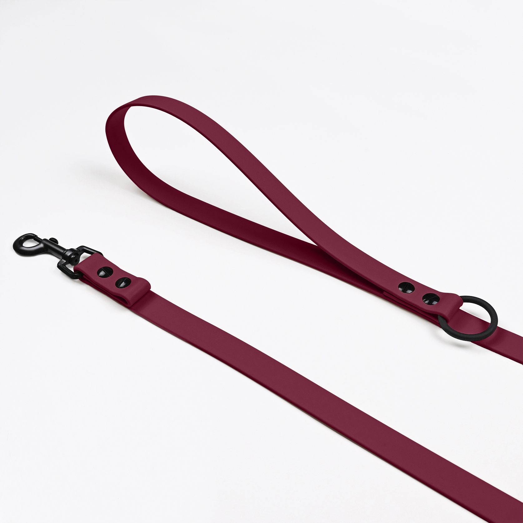 THE DOG IDEA Hundeleinen THE DOG IDEA Cityleine Biothane Khaki bordeaux