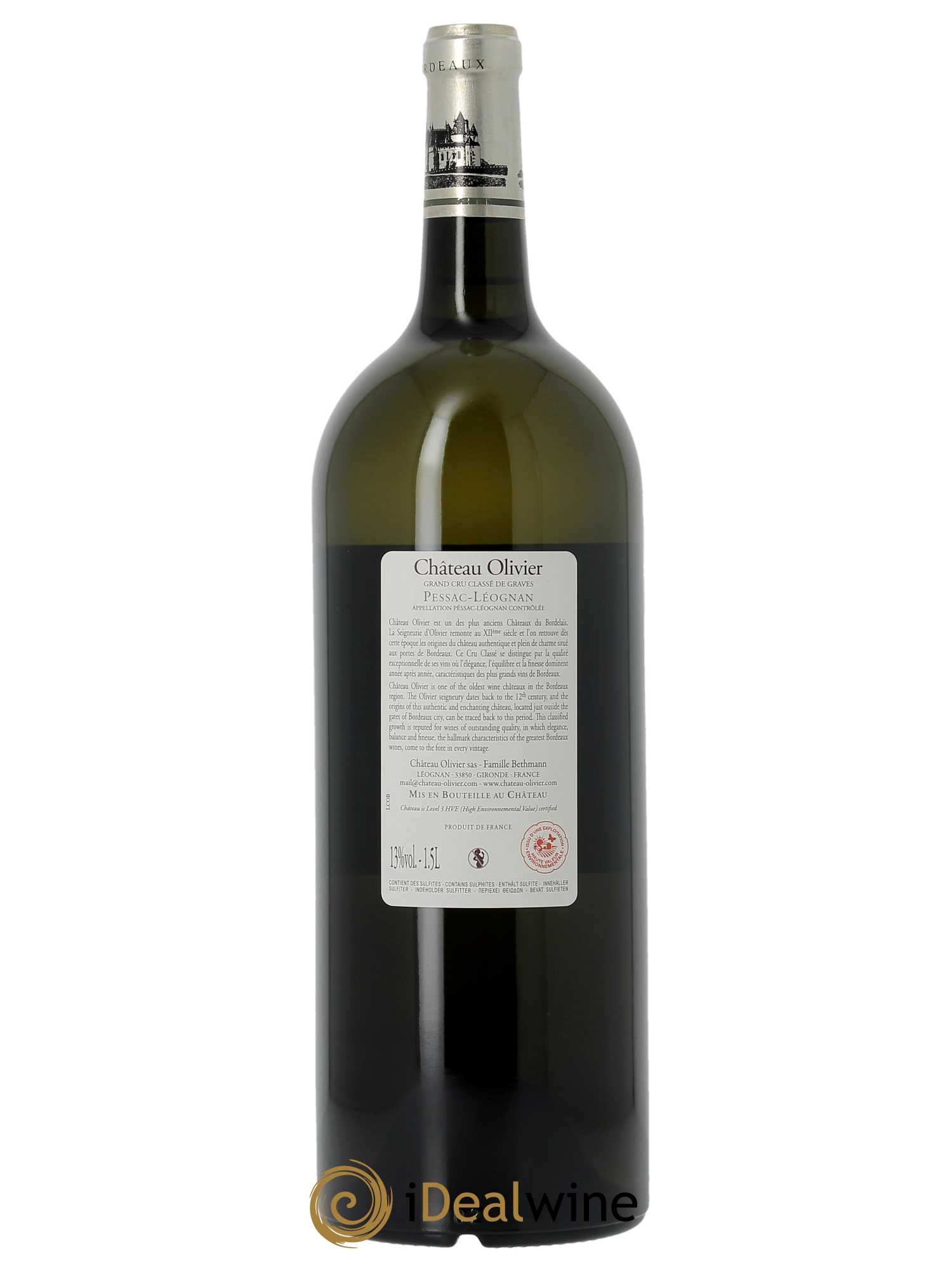 Château Olivier Cru Classé de Graves (CBO à partir de 6 MG) 2020 - Lot de 1 Magnum