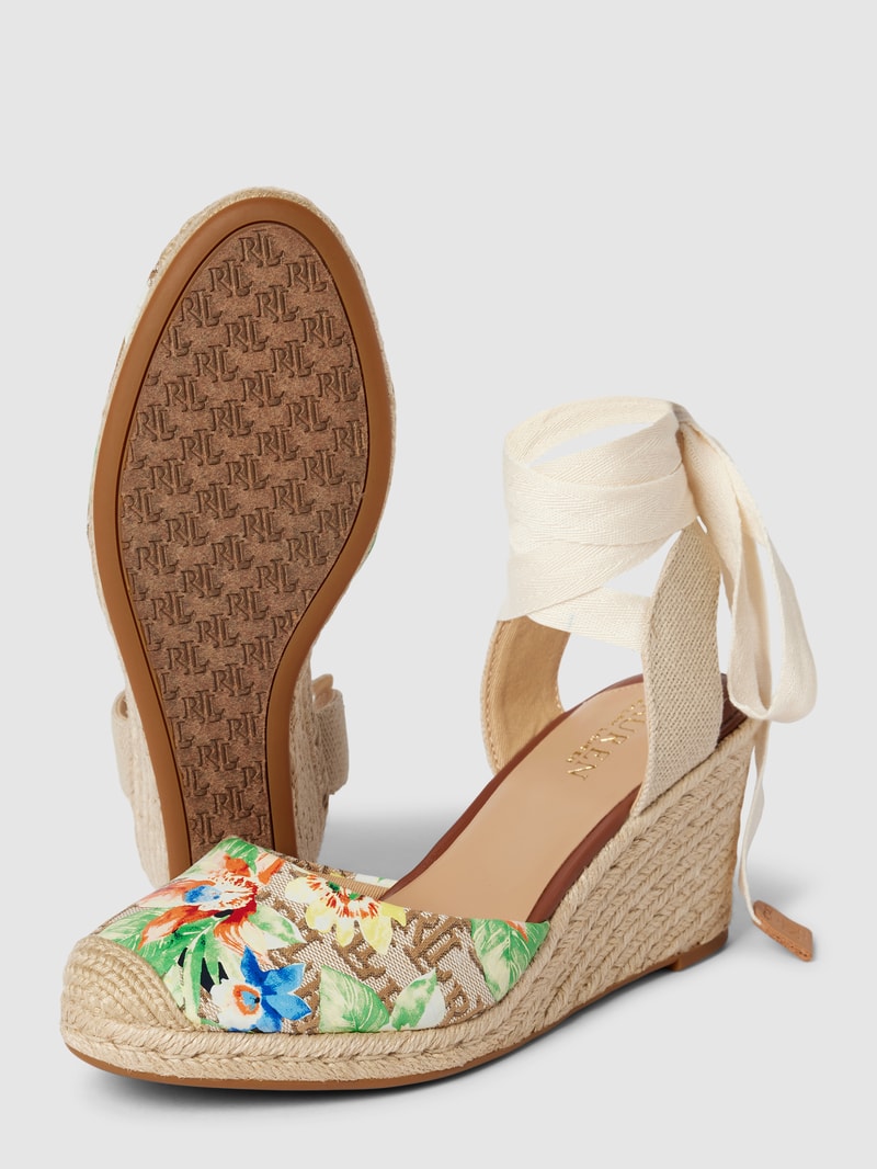Espadrilles mit hohem Absatz Modell 'PAISLEE' in beige