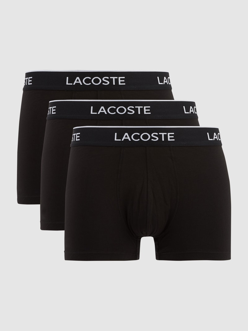 Trunks mit Label-Details im 3er-Pack in schwarz
