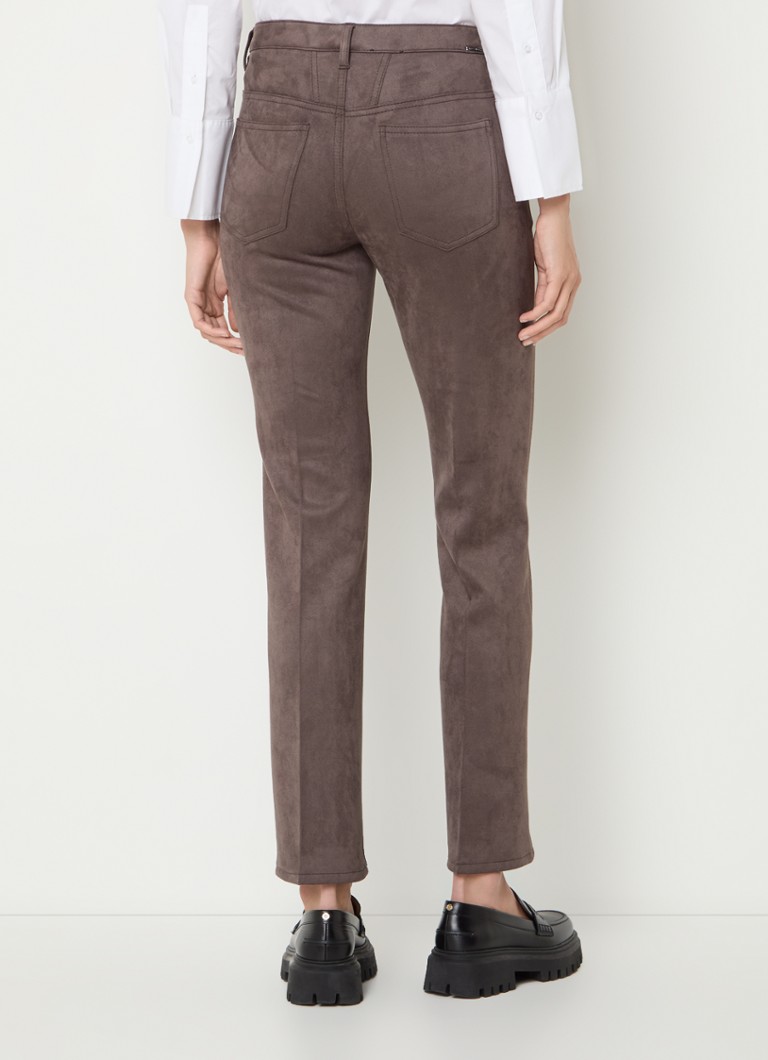 Spodnie Rosner Antonia Mid-Rise Suede Padded