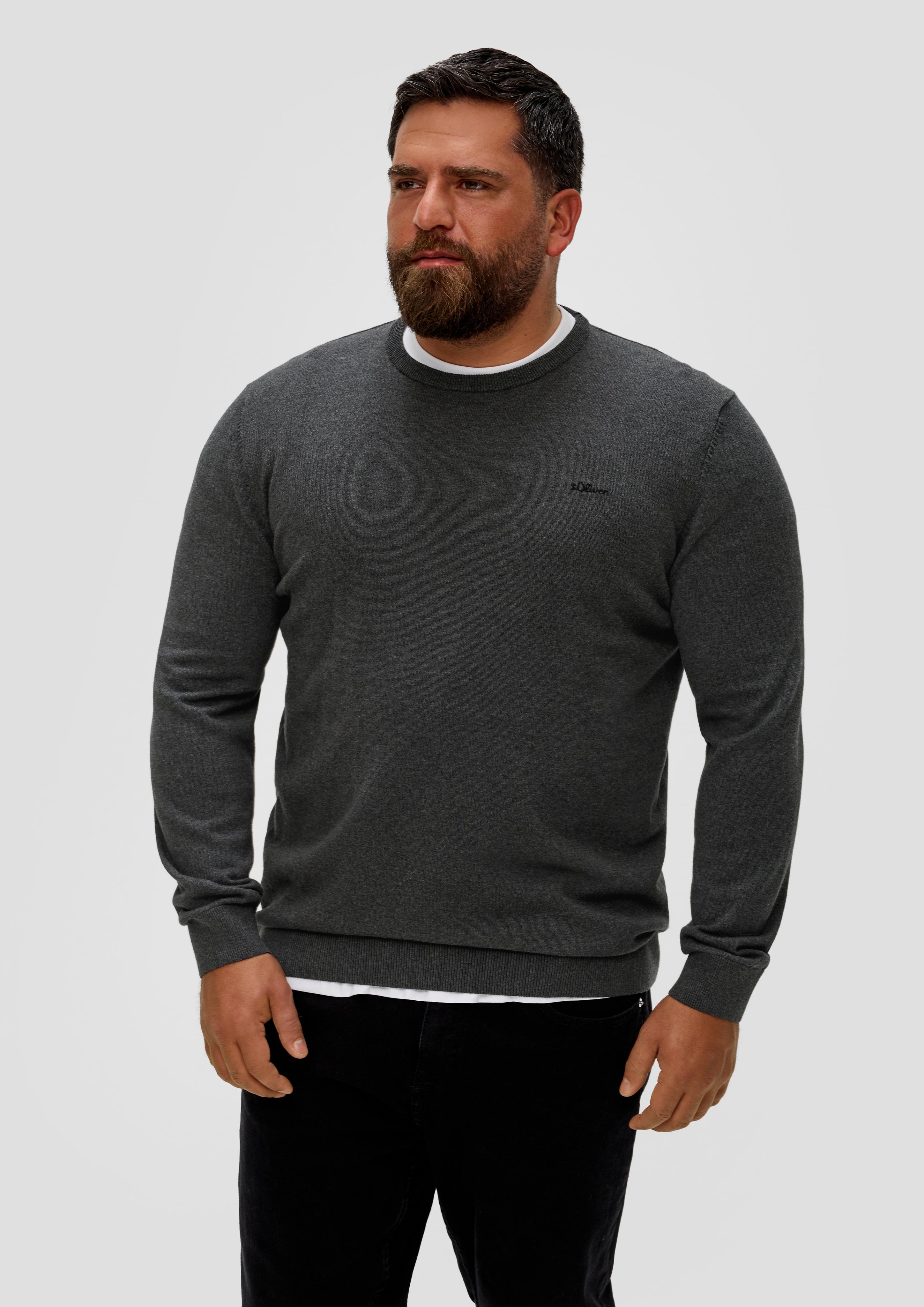 Strickpullover mit Logo-Stickerei  2148210-98W2