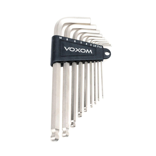 SECHSKANTSCHLÜSSEL-SET WKL5 SILBER, 1,5, 2, 2,5, 3, 4, 5, 6, - Fahrradwerkzeug