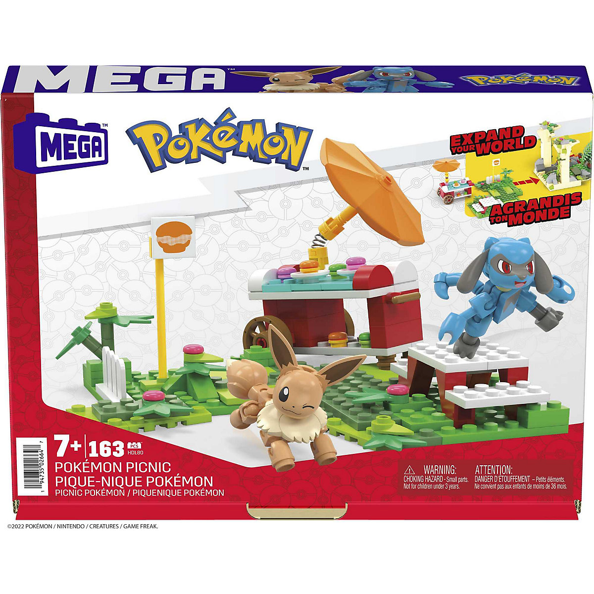 Mega Construx Pokémon Picknick Abenteuer Bauset, Konstruktions-Spielzeug