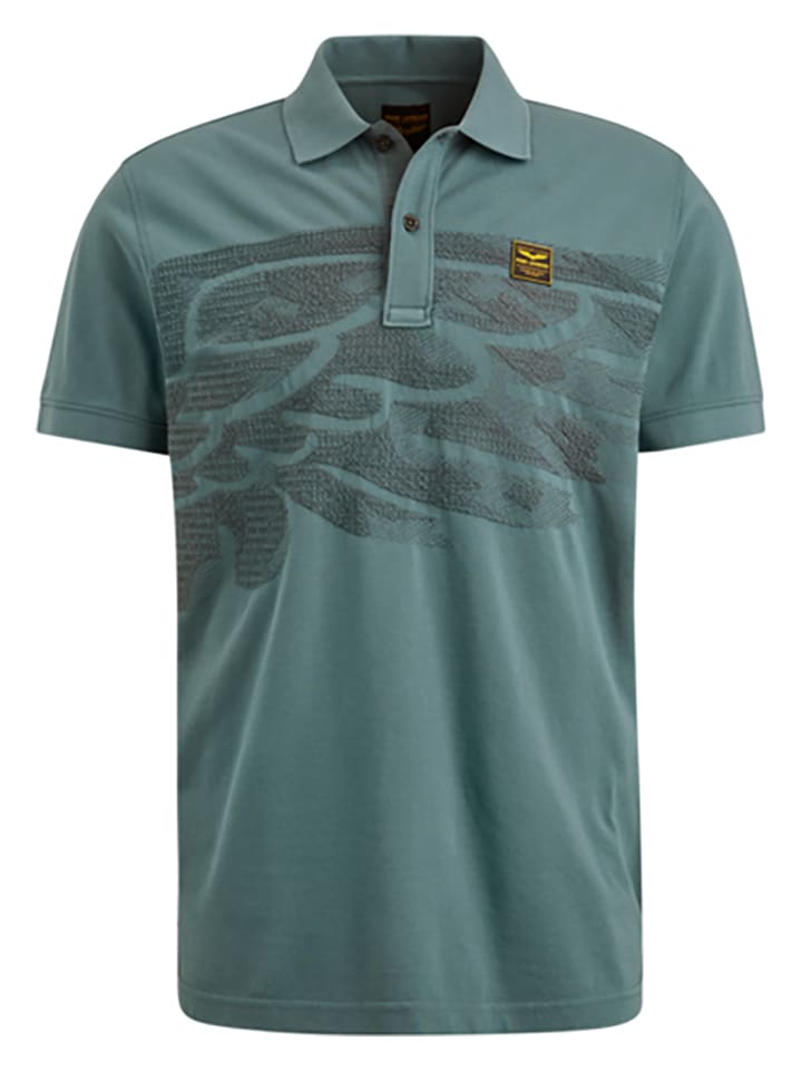 PME Legend Poloshirt in Petrol günstig kaufen
