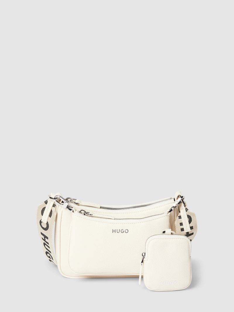 Handtasche mit abnehmbaren Mini-Bags Modell 'Bel Multi Cross' in ecru
