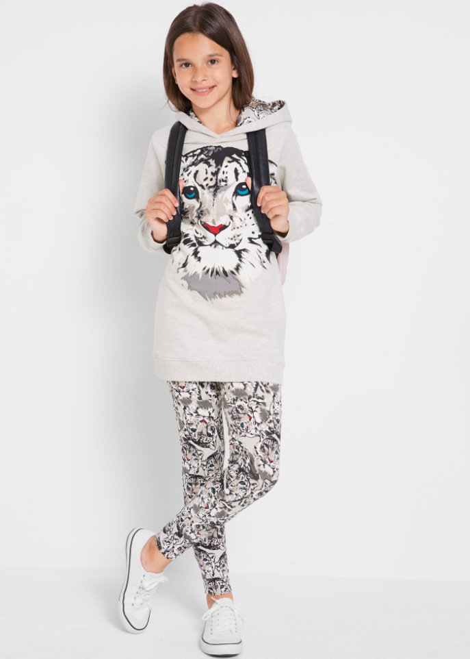 Mädchen Sweatshirt + Leggings (2-tlg. Set)