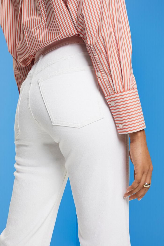 High-Rise-Jeans mit geradem Bein