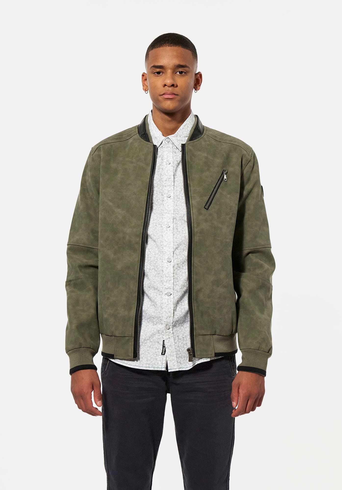 VIGO   Blouson kaki Homme