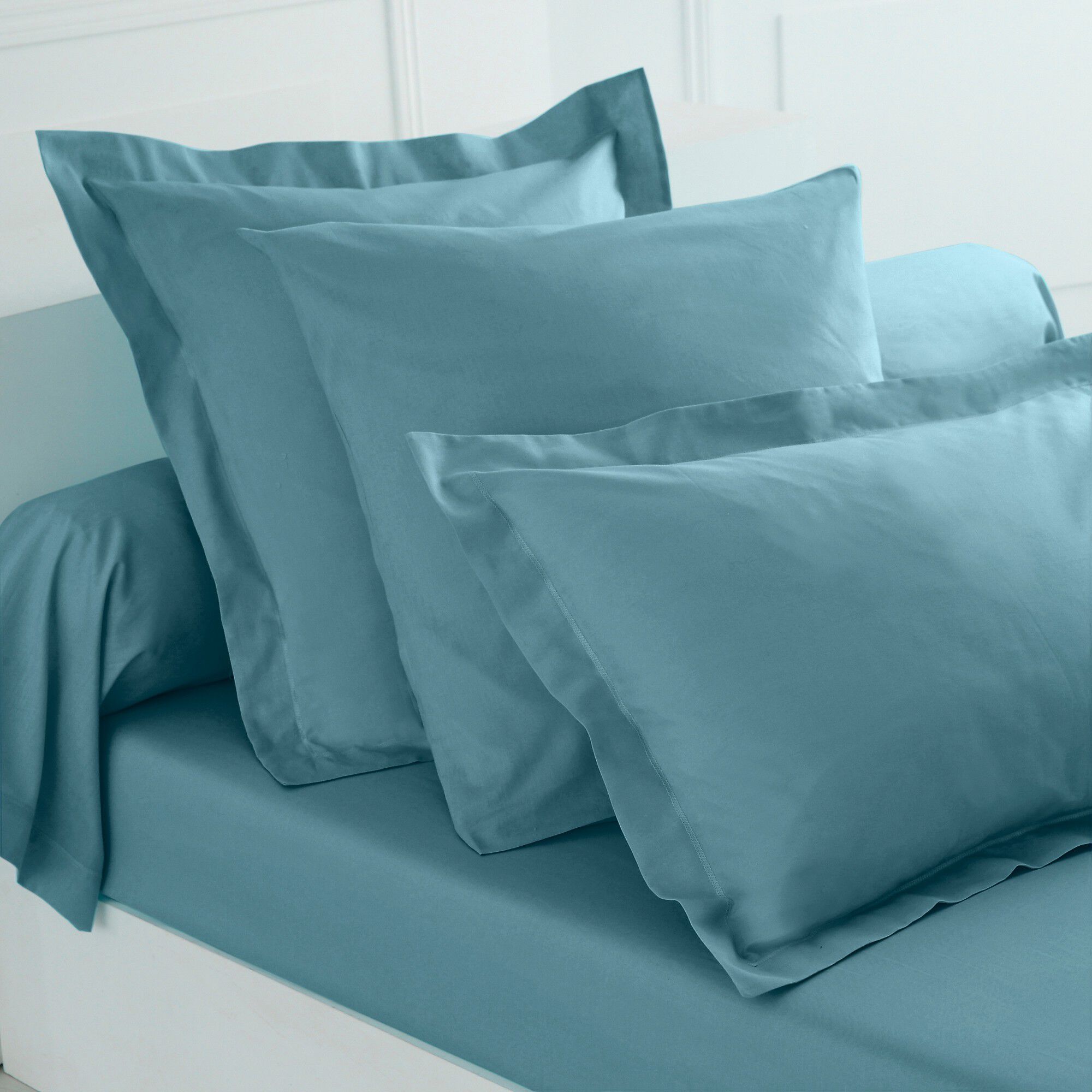 Linge de lit uni coton