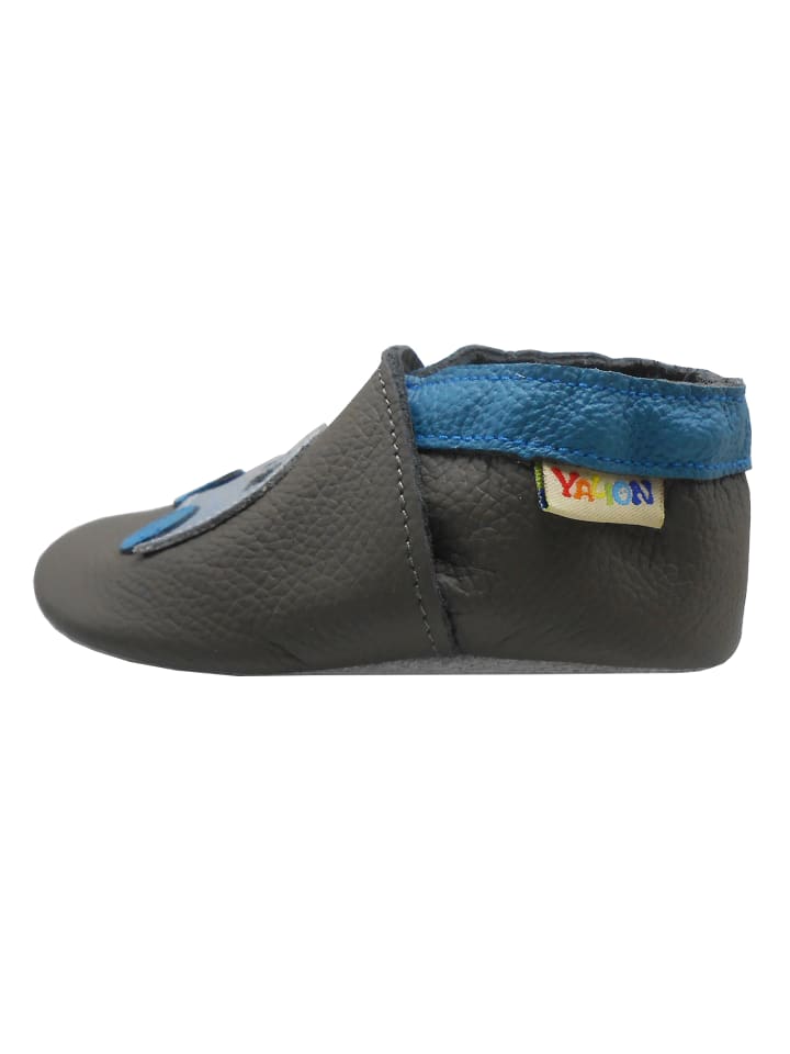 Yalion Leder-Krabbelschuhe 
