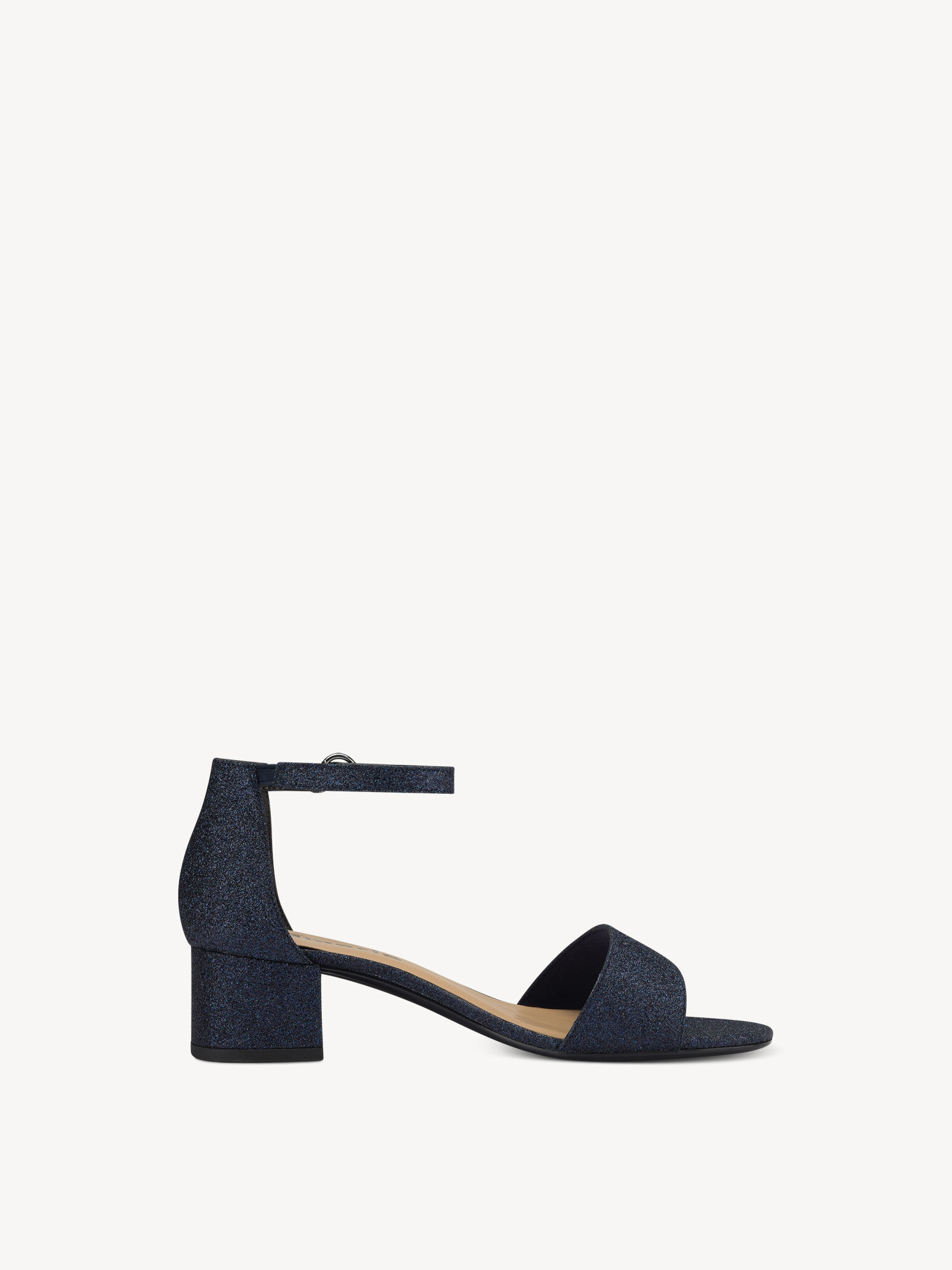 Sandale à talon - bleu