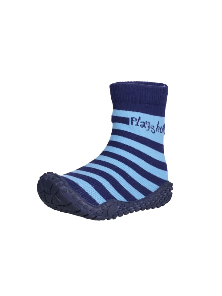 Playshoes Aqua-Socke Streifen in Marine/Hellblau günstig kaufen