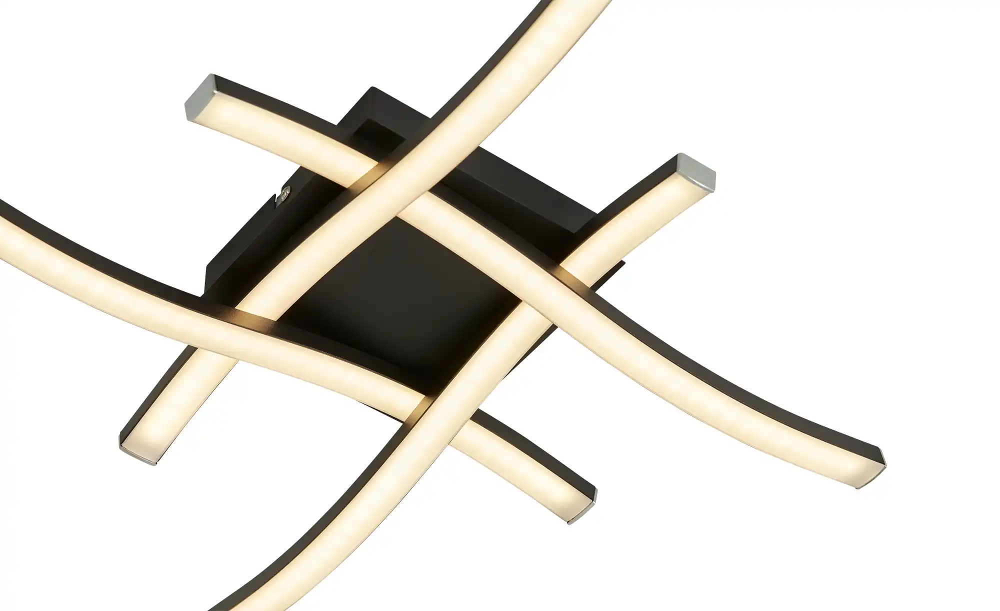 Trio LED-Deckenleuchte, 4-flammig, schwarz