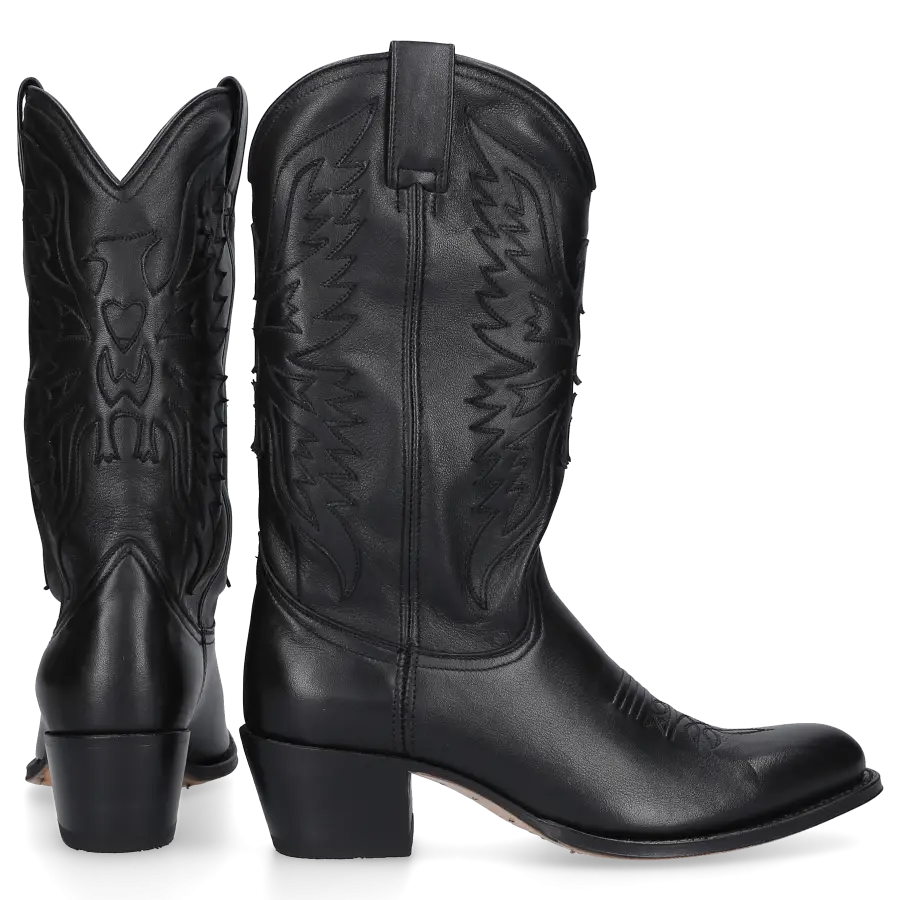 Sendra - Stiefel SALVAJE Kalbsleder - schwarz