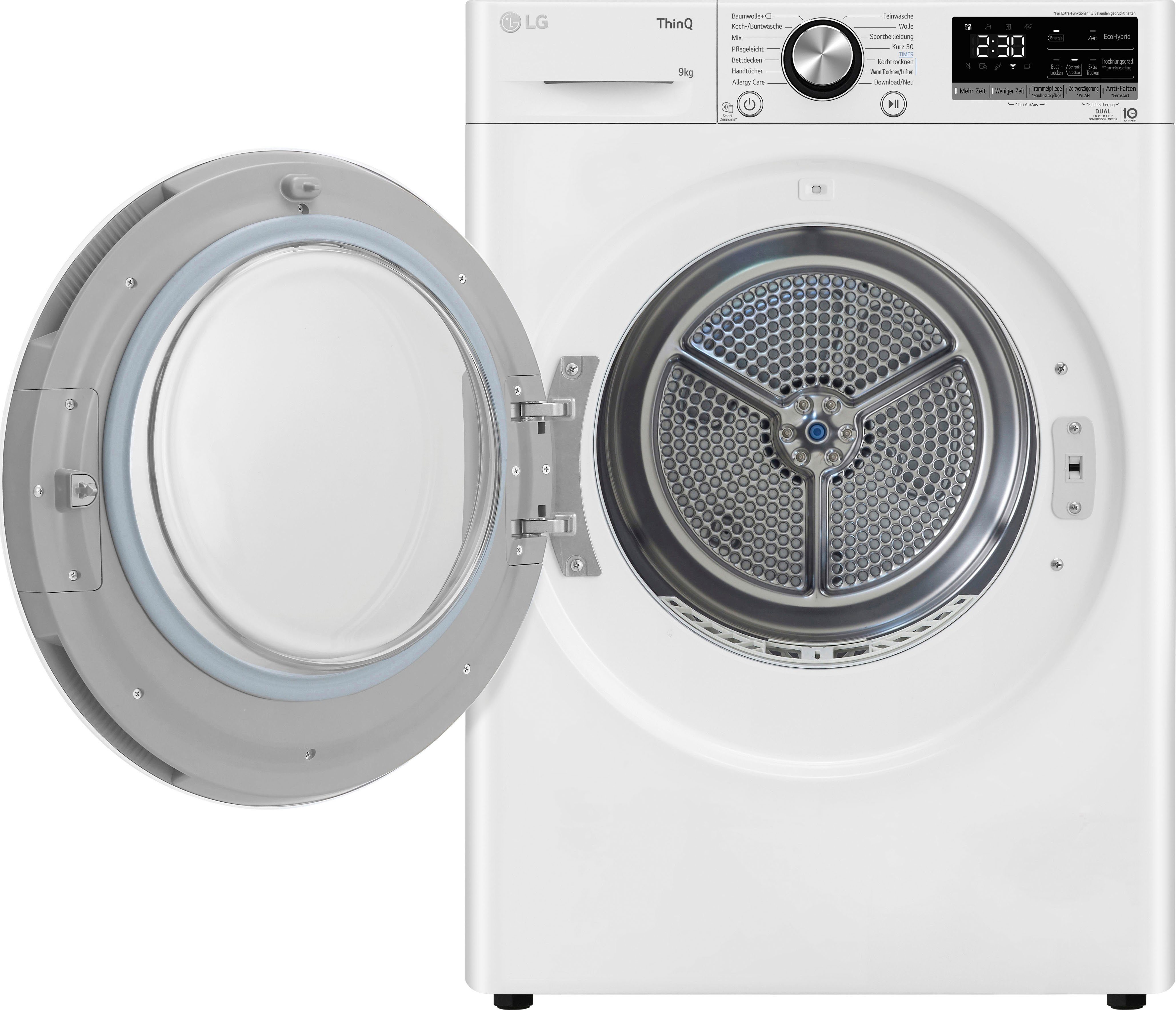 LG Wärmepumpentrockner Vivace RT90V9W, 9 kg