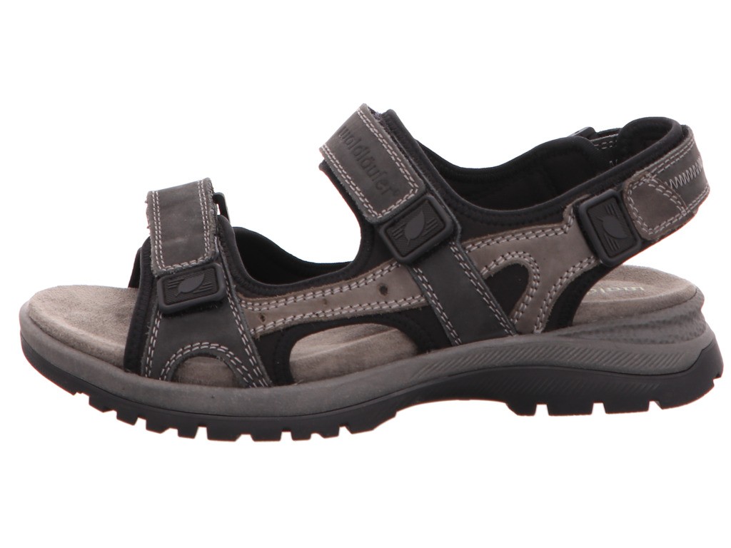 WALDLÄUFER Komfort Sandalen schwarz 746001