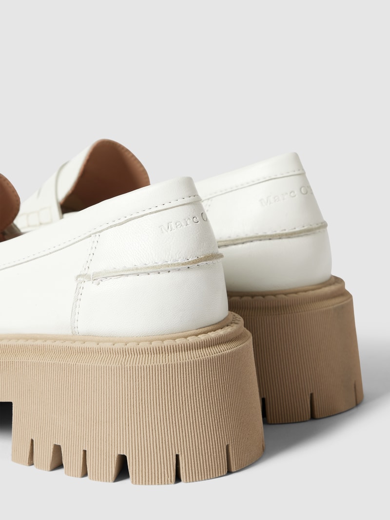Penny-Loafer mit hohem Absatz Modell 'ALAMA' in offwhite