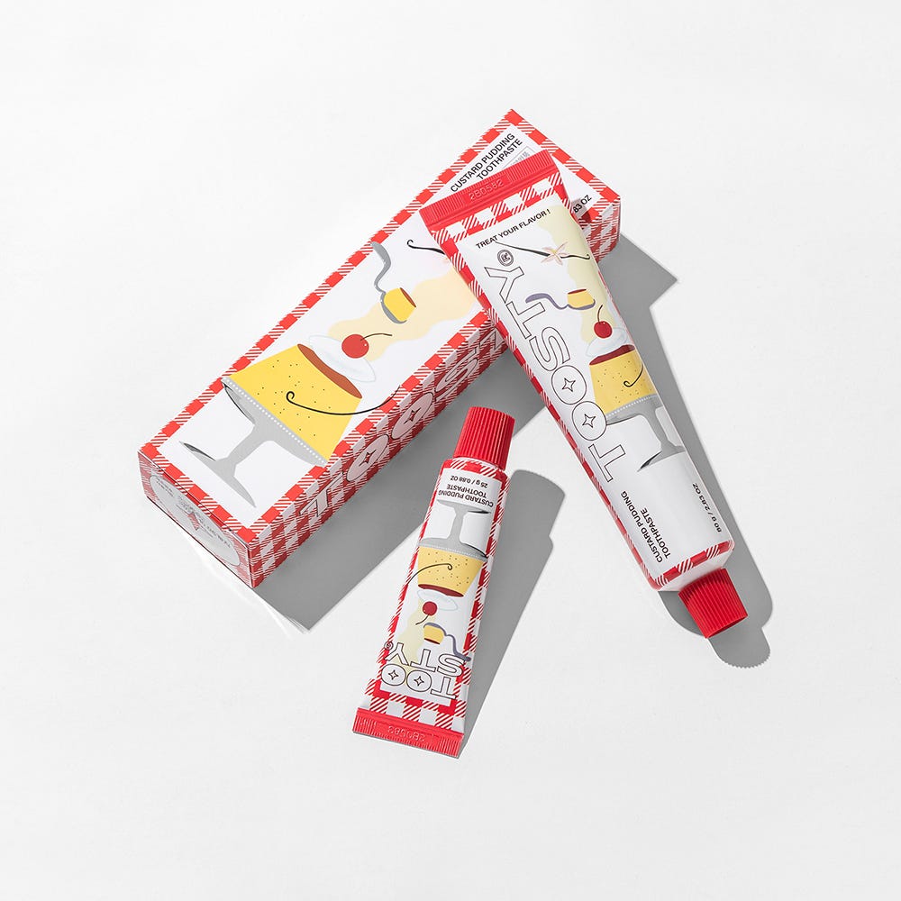 TOOSTY Custard Pudding Toothpaste 80 g