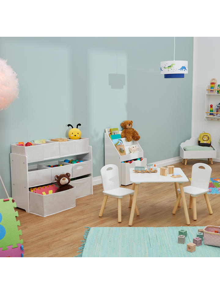 relaxdays Kinderregal in Weiß - (B)92 x (H)60 x (T)30 cm günstig kaufen onesize