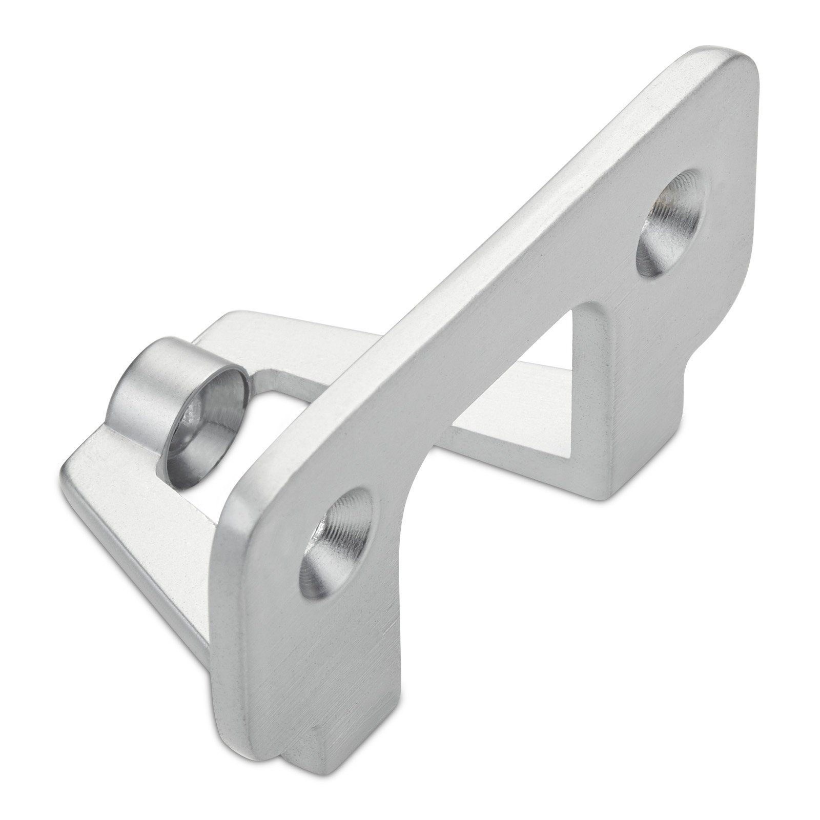 SO-TECH® Möbelbeschlag Griffadapter für Schiebetüren, maximale Türdicke 20 mm (1 St), Möbelgriffadapter für Faltschiebetüren, Chrom matt