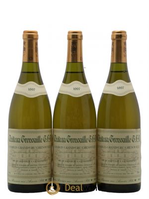 Chablis Grand Cru Grenouilles Château Grenouille - La Chablisienne  1997 - Lot de 3 Bouteilles