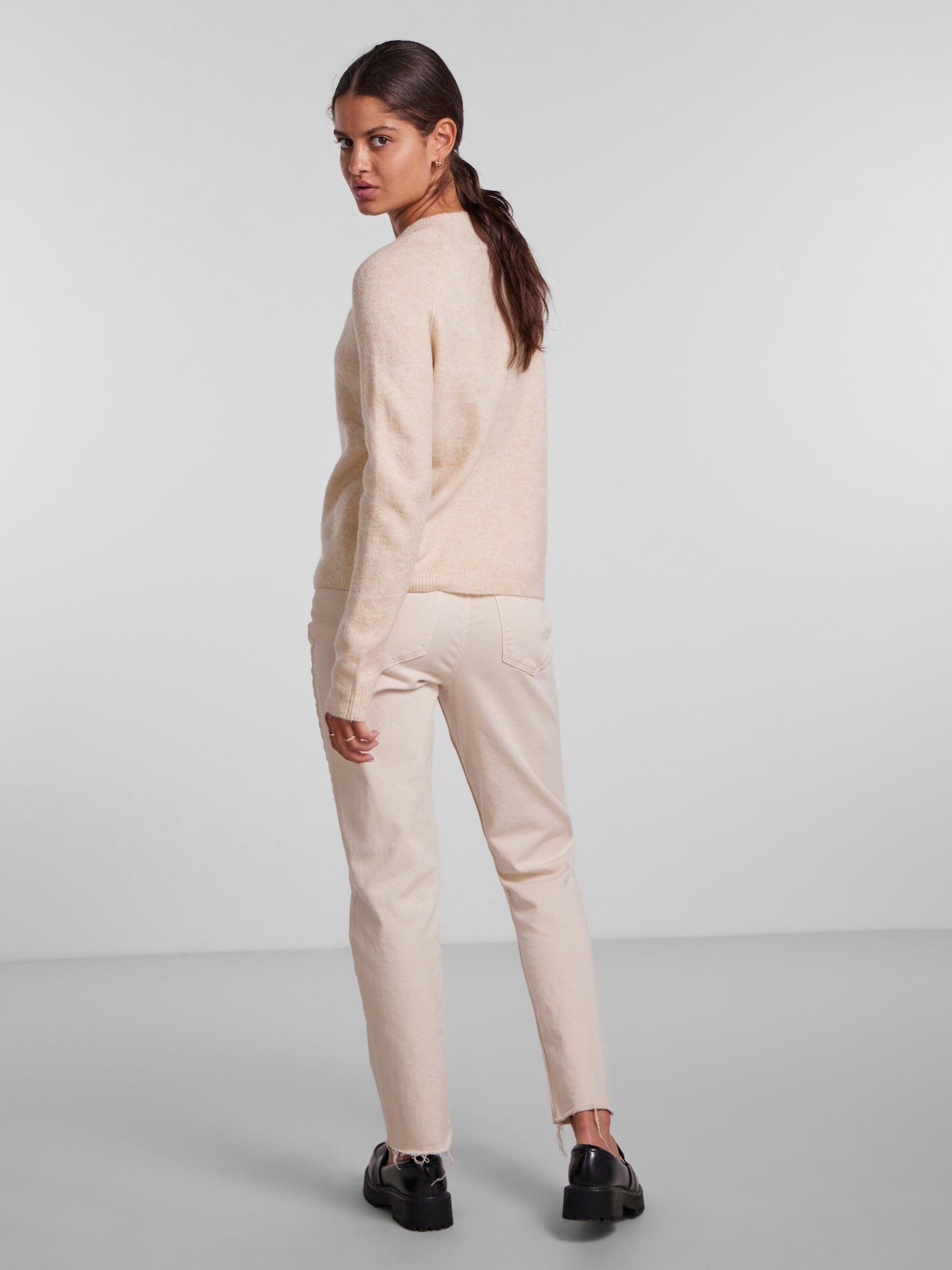 pieces Rundhalspullover Juliana (1-tlg) Plain/ohne Details