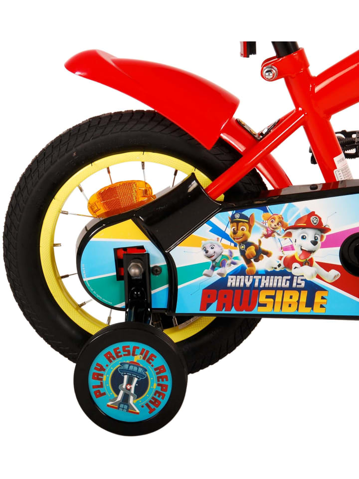 Volare Kinderfahrrad Paw Patrol für Jungen 12 Zoll Kinderrad in Rot/Blau 3 Jahre günstig kaufen onesize