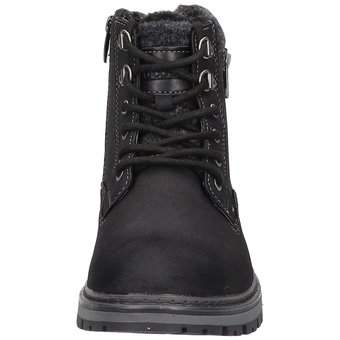 Puccetti Schnür Boots in schwarz