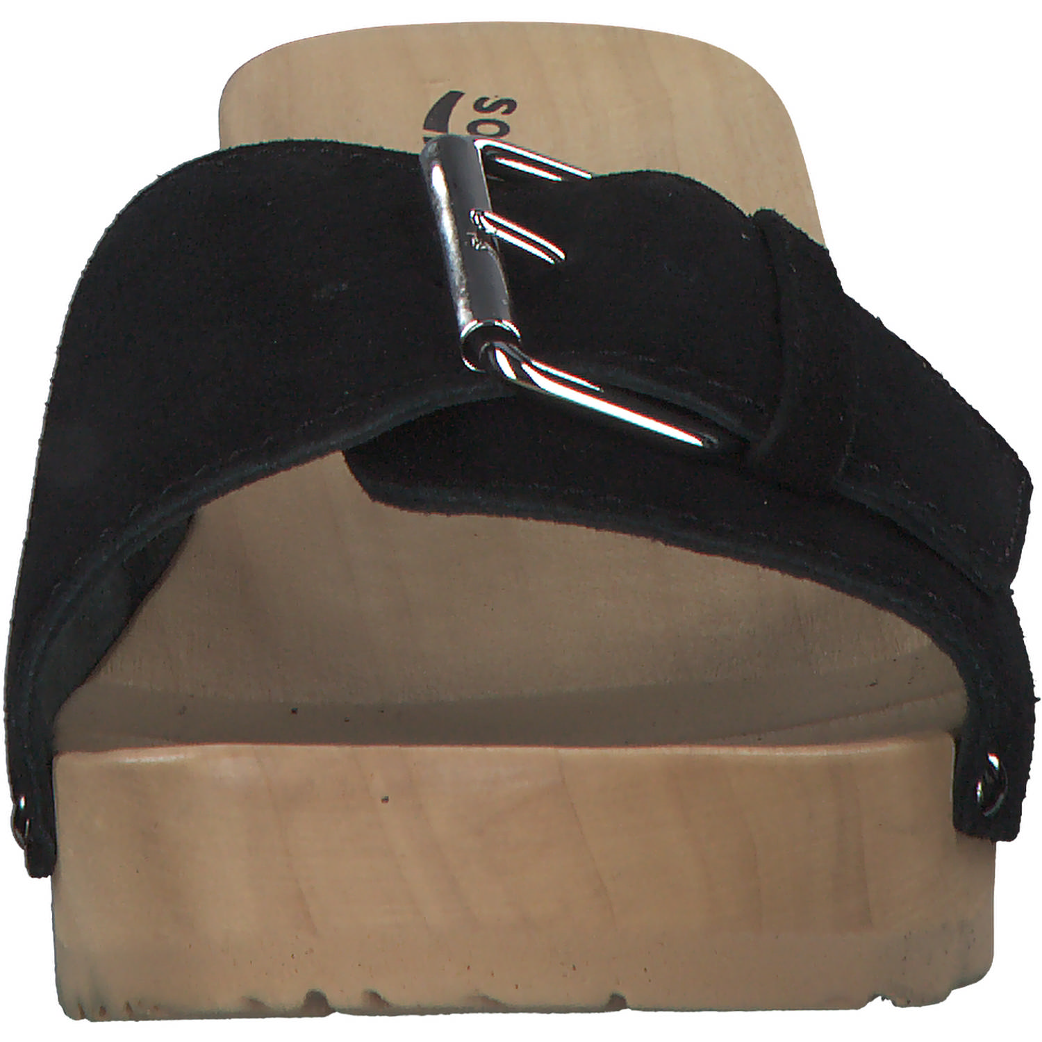 Softclox Pali S3595, Plateau-Pantoletten, Damen, schwarz