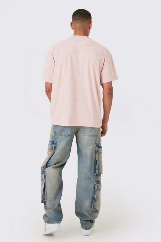 Oversize Frottee T-Shirt