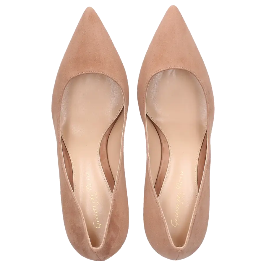 Gianvito Rossi - Pumps PIPER Veloursleder - beige