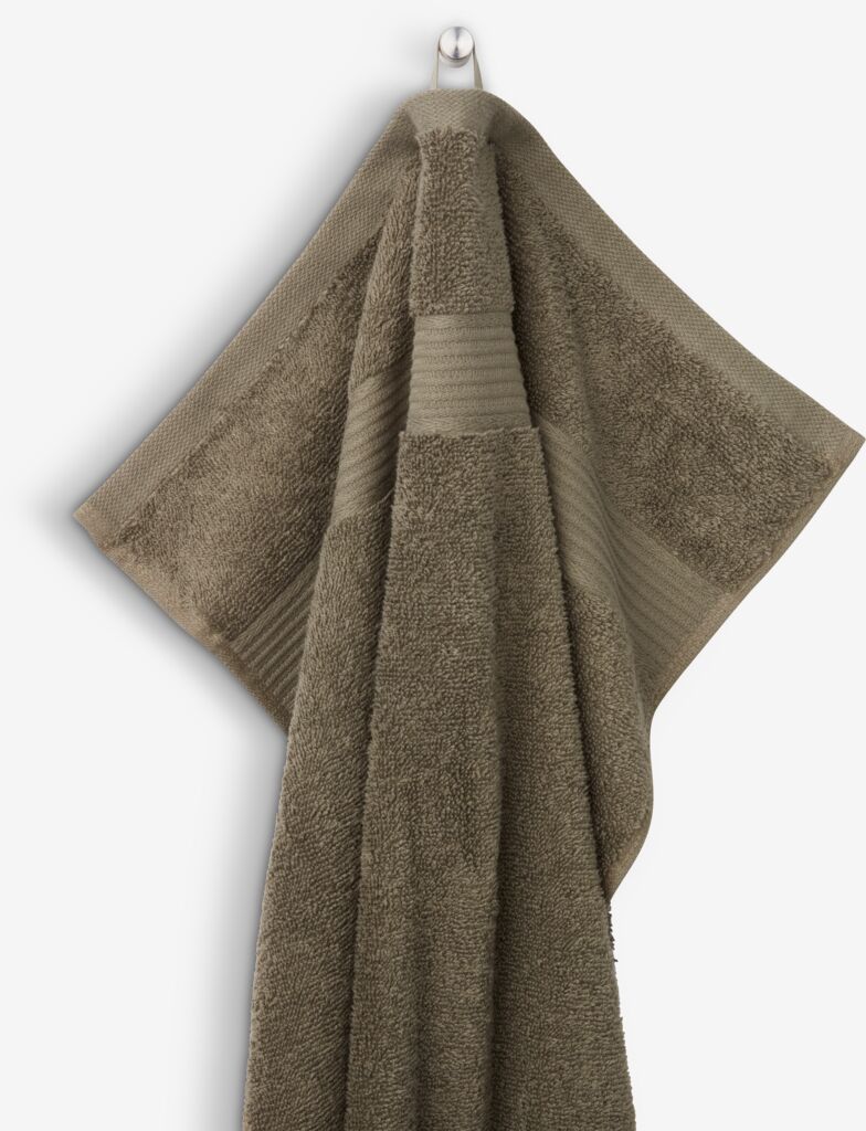 KARLSTAD toalha KARLSTAD ouro 50x100cm verde oliva