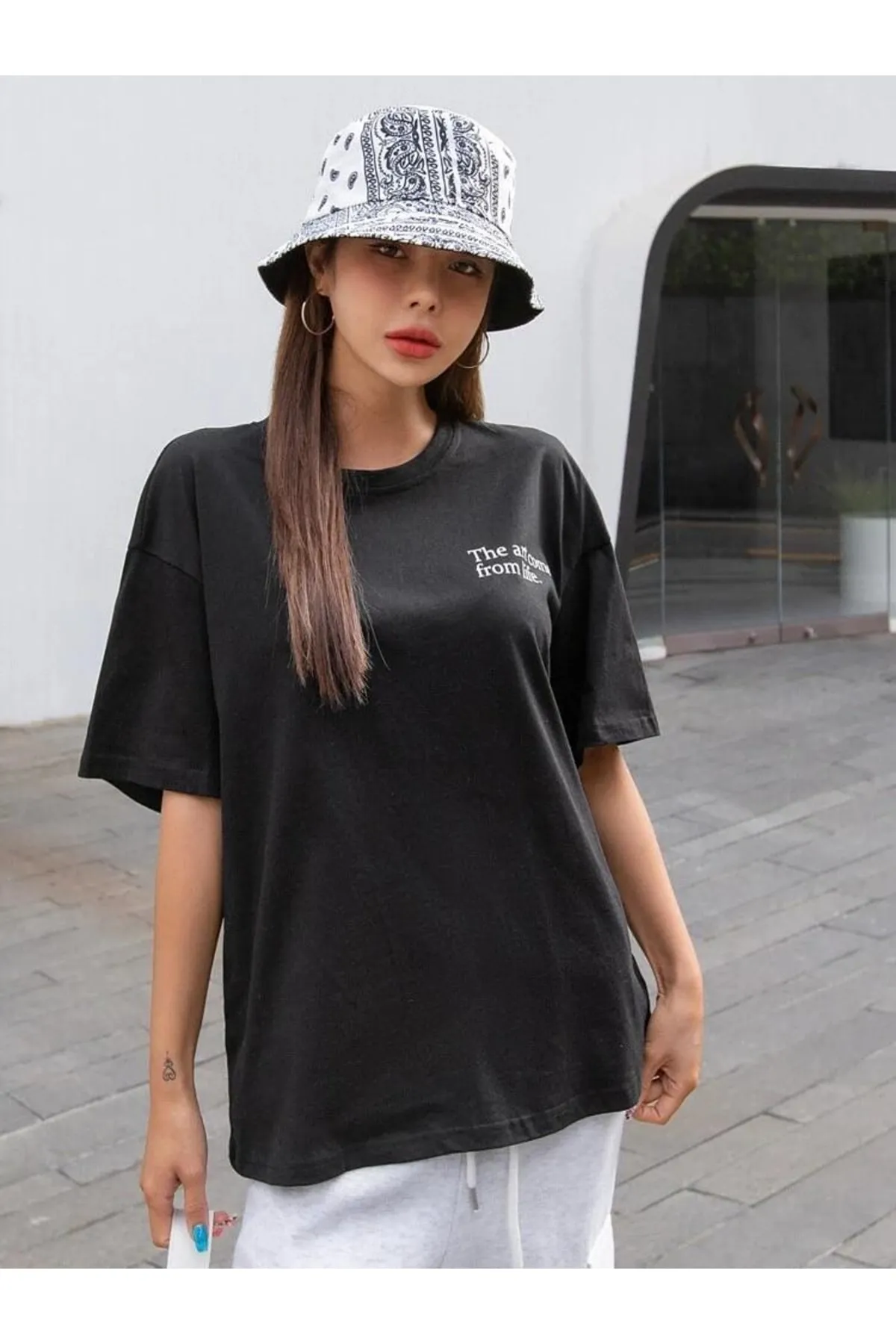 MOONBULL  T-Shirt - Schwarz - Oversized